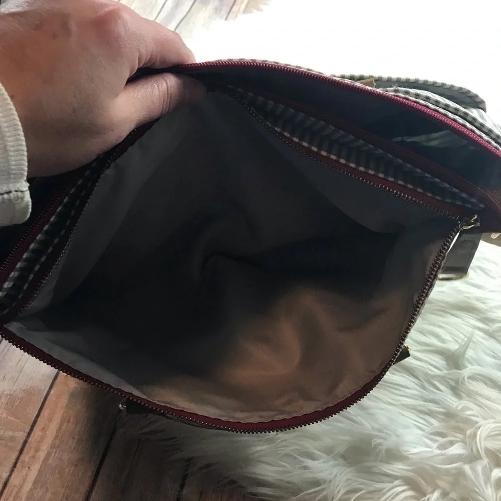 Skip Hop striped diaper bag
